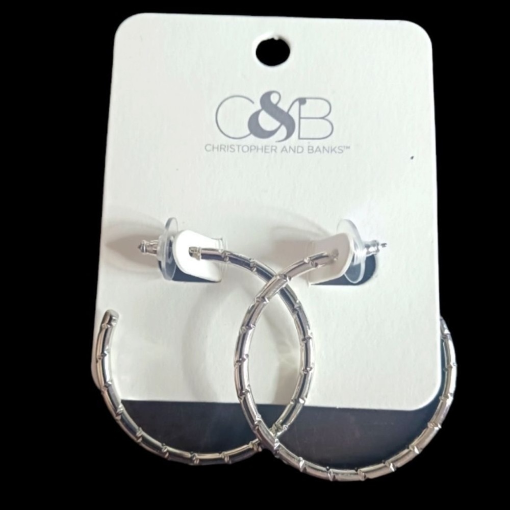 Christopher & Banks hoop earrings